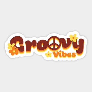 Groovy Vibes Sticker